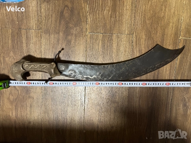 голям правен ятаган, снимка 6 - Антикварни и старинни предмети - 52725726