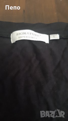 Черна блуза, снимка 2 - Блузи с дълъг ръкав и пуловери - 29778090