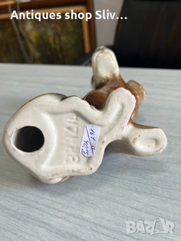 Керамично куче с глазура - Блъдхаундът. №4582, снимка 7 - Колекции - 42364979