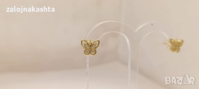 Нови-Златни обеци-1,20гр/14кр, снимка 2 - Обеци - 52722739