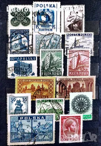 Малък класьор с марки/Полша . Колумбия/, снимка 4 - Филателия - 48175285