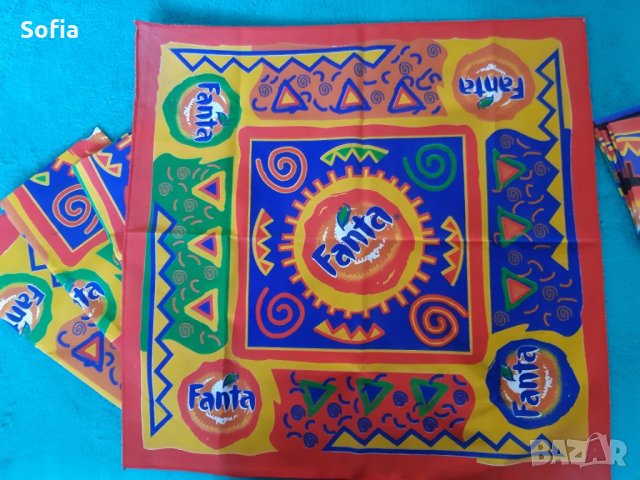 Кока Кола/Фанта за Фенове/Колекции:  3 вида FANTA bandana-шал, и с козирка- 90те