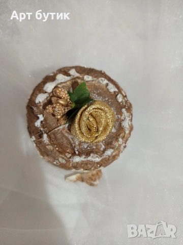 Декорирани  бурканчета за мед за подарък на Св. Кръщение, снимка 7 - Декорация - 52739353