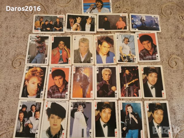 Колекция карти Dandy rock'n bublle 80 те, снимка 2 - Колекции - 39330216