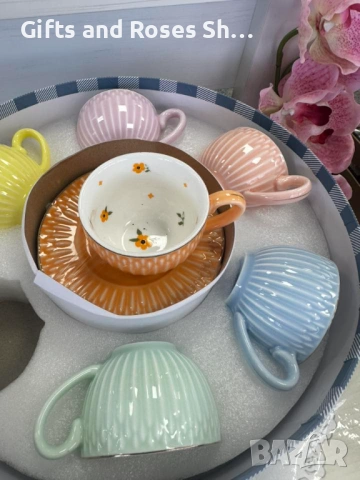 Цветни сервизи за кафе и чай, снимка 2 - Сервизи - 53194048