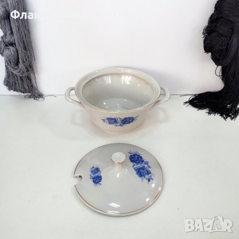 Порцеланов супник "Китка", снимка 2 - Прибори за хранене, готвене и сервиране - 34239683