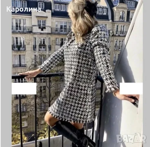 Нова плътна рокля на #ЗАРА с паети, снимка 8 - Рокли - 43359644