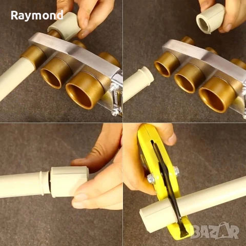 Поялник за полипропиленови тръби Ф20–63 мм KraftWorld 2500W Лепачка за ППР + ножица и ръкавици, снимка 10 - Поялници и запояване - 51072026