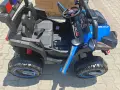 X двуместен акумулаторен джип BEAST 4x4 син, снимка 2