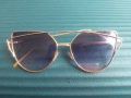 Дамски слънчеви очила с метални рамки, снимка 1