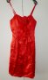Нова червена сатенена рокля, снимка 2