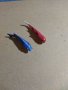Две пластмасови рибки , снимка 1 - Фигурки - 40843891