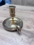Винтидж месингов свещник с дръжка, снимка 3