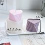 3D силиконов молд форма  за свещи сапун въртящо сърце, снимка 3