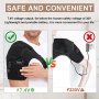 Нова нагревателна подложка за рамо мускулен компресионен ръкав болка, снимка 2