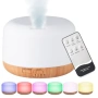 Арома дифузер - овлажнител за въздух с дистанционно управление, снимка 2