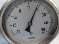 биметален термометър JUMO immersion thermometer ф100mm, -30/+50°C, L-100mm, снимка 7