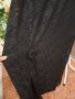 Официална черна дантелена рокля за едра дама. Размер: XL, 2XL. Наситено черен цвят. , снимка 5