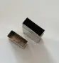 Рядък Антикварен контейнер /кутийка за ножчета Gillette. Сребърно покритие. , снимка 5