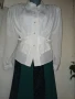 НОВИ с Етикет ! ДАМСКА БЯЛА БЛУЗА и ЗЕЛЕНА ПОЛА , снимка 2