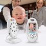 Бебешки монитор VB601 Безжичен 2.0 инчов Аудио Видео Радио Бебешка камера Преносима бебешка камера, снимка 2