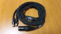 Слушалков 4-Pin XLR кабел Forza AudioWorks Noir Hybrid HPC (за Audeze, Meze, ZMF), снимка 1