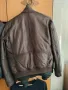 Мъжко кафяво кожено яке. , снимка 4