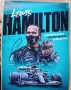 Две снимки с автограф от Lewis Hamilton и Max Verstappen F1 Формула 1, снимка 1