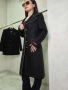 Gucci Дамско Черно Дълго Палто Гучи Код L-A18, снимка 3