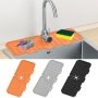 Силиконова подложка за кухненска мивка Размери: 37X14.5cm. Варианти: черна, оранжева, сива, снимка 1