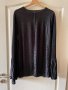 Черна парти коктейлна еластична туника елегантна блуза Zara, снимка 1