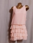 L/XL Розова рокля на волани , снимка 1