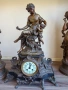 Декоративен бронзов камински часовник, снимка 6