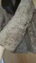 Кафяво палто естествен  косъм L, снимка 5