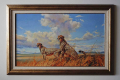 ”В очакване” - Африкански гепарди, картина , снимка 1 - Картини - 44702156