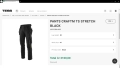 TESS AK1012264 PANTS CRAFTM TS STRETCH BLACK размер 48 / S - M еластичен работен панталон W4-291, снимка 2