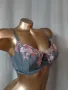 MIRIALE 85 B Сив сутиен с богата бродерия , снимка 2