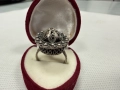 Болярски / филигранен сребърен пръстен. №7796, снимка 7