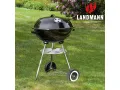 НОВИ! Барбекю с капак LANDMANN за дървени въглища 44х50хH70см, снимка 6