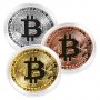 Биткойн монета / Bitcoin ( BTC ) - 3 модела, снимка 1 - Нумизматика и бонистика - 39011537