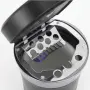 Автомобилен пепелник с LED светлина соларна запалка и USB зареждане, снимка 3