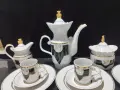 руски порцелан залатой пегас чайник заханица латиера чаши за кафе , снимка 5