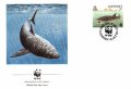 Гърнси 1990 4 броя FDC Комплектна серия - WWF, снимка 2