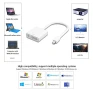 Преходник, адаптер, преобразувател mini DisplayPort (mini DP) към HDMI DVI VGA + Гаранция, снимка 9