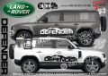 Land Rover Defender стикери надписи лепенки фолио SK-SJV2-LR-DE, снимка 1 - Аксесоари и консумативи - 44510575