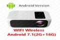 ANIMABG Smart Android Мултимедиен LED проектор t8 1920x1080p HDMI WiFi 4500 lm, снимка 13
