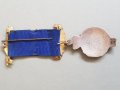 Сребърен 1920 емайл Медал Орден Масонски Англия Бирмингам, снимка 6