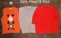 Предлагам 6 лота с дамски блузи, пуловери, жилетки Zara, Mango, Reserved, Shein и др.по 10 евро , снимка 8