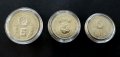 Монети. Пълен комплект.  1 , 2 и 5  лева 1980 - Световно първенство по футбол Испания. 1982 година., снимка 2