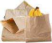 Нови 100 броя торбички от крафт хартия за храна опаковане хранителни стоки, снимка 1 - Други стоки за дома - 40741796